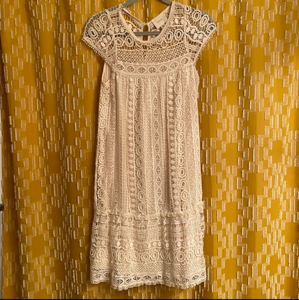 Maeve by Anthropologie Crochet Dress